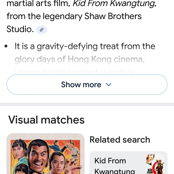 #1164+ Kid From Kwangtung Movie / movie poster inside Blu-ray. - Picture 6 of 6